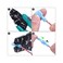 XHF Spade Disconnect Connectors Terminals Nylon Fully Insulated Quick Crimp Wire Connectors 22-16AWG/500 Pcs.