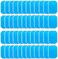 LEKEONE 50 Pcs/25 Packs Pads Abs Trainer Replacement Gel Sheet for Abdominal Muscle Trainer, Accessory for Ab Workout Toning Belt.