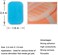 LEKEONE 50 Pcs/25 Packs Pads Abs Trainer Replacement Gel Sheet for Abdominal Muscle Trainer, Accessory for Ab Workout Toning Belt.