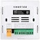 Monoprice Commercial Audio Wall Mount Music Amplifier - with Bluetooth, Aux, FM, and IR Remote, White.