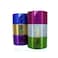 GIFTEXPRESS 6 Holographic Heavy-Duty Assorted Colored Duct Tapes, Sparkle Glitter Tapes Multi Purposes Bright Colors for DIY, Art Craft, 2" Roll by 5 yds.