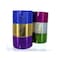 GIFTEXPRESS 6 Holographic Heavy-Duty Assorted Colored Duct Tapes, Sparkle Glitter Tapes Multi Purposes Bright Colors for DIY, Art Craft, 2" Roll by 5 yds.