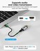 ELUTENG USB C to HDMI, USB Type C to HDMI Adapter (Thunderbolt 3 Compatible4K 60Hz Support Audio and Video Transmission Type C 3. 1 to HDMI Coupler Female to Male for USB-C Devices.
