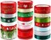 SANNIX 40 Yards Christmas Ribbons Mixed Style/Size Holiday Gifts Wrapping Satin Ribbons, 20 Styles.