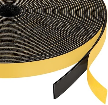 Yotache Foam Tape Weather Stripping (. 501/2 Inch Wide X 1/16 Inch Thick (New Adhesive Craft, Seal Gasket for Speaker, Door Insulation, Soundproofing, Rattle, 33 Ft Length.