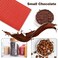 Palksky (468-Cavity- 468-Cavity Mini Round Silicone Mould/Chocolate Drops Mould/Dog Treats Pan/Semi Sphere Gummy Candy Moulds for Ganache Jelly Caramels Cookies Pet Treats Baking Mould Small Dot.
