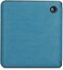 جراب kwmobile Origami متوافق مع Kobo Libra H2O - غطاء جلدي PU رفيع مع حامل - بترولي.