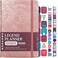 Legend Planner Daily for 3 Months &ndash; Undated Deluxe Monthly WeeklyDaily Planner to Hit Your GoalsLive Happier. Organizer NotebookProductivity Journal. A5 HardcoverStickers &ndash; Rose Gold.