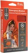 S.O.L. Survive Outdoors Longer 90% Reflective Emergency Blanket, Pack of 4.