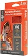 S.O.L. Survive Outdoors Longer 90% Reflective Emergency Blanket, Pack of 4.