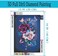 DOTZSO Diamond Painting Diamond Painting Kits for Adults,DIY 5D Round Full Drill Butterfly Flowers Diamond Art,Very Suitable for Home Leisure and Wall Decoration 11. 8x15. 7 (InchesAdult 5d Diamond Pa