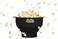Proper Popper The Original Microwave Popcorn Silicone Popcorn Maker, Collapsible Bowl BPA FreeDishwasher Safe - (Black.