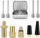 HDNNC Bicycle Valve Adapter DV AV SV Converter, Ball Pump Needle, Inflation Needle, Air Pump Needle Set for All Bike, Sports Ball and Inflatable Equipment 10PCS.