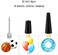HDNNC Bicycle Valve Adapter DV AV SV Converter, Ball Pump Needle, Inflation Needle, Air Pump Needle Set for All Bike, Sports Ball and Inflatable Equipment 10PCS.