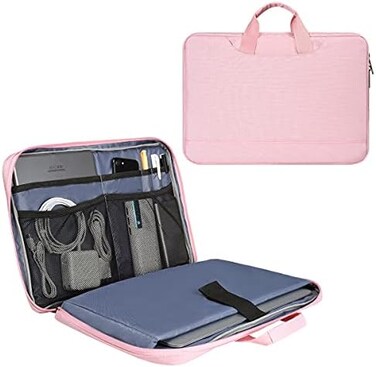 imComor 11. 6-13 Inch Laptop Bag Sleeve for Women Ladies Travel Briefcase with Organizer for Lenovo Chromebook C330, Macbook Air 13 A2337 A2179, Acer Chromebook Spin 311, Surface Pro 7/6/5/4 HP Dell C