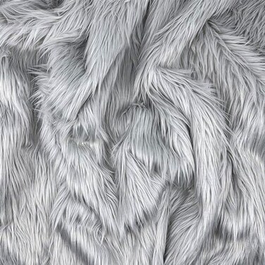 Barcelonetta One Yard Faux Fur36" X 60" InchDIY Projects, Craft Supply, Costume, Decoration, Upholstery (Platinum.