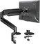 MOUNTUP Single Monitor Desk Mount, Adjustable Gas Spring Monitor Arm Support Max 32 Inch, 4. 4-17. 6lbs Screen, Computer Monitors Stand Holder with Clamp/Grommet Mounting Base, VESA Mount Bracket, Bla