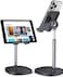 LISEN Mobile Phone Stand Adjustable iPad Stand for Desk, Office Desk Phone Accessories Fits for All Mobile Phones, iPhone, Switch, Kindle, iPad, Tablet 4-10in.