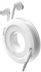 Fuse Side Winder Mini and Max Headphone, Earbud and Charging Cable Winder and Organizer Perfect for Wrapping Earbuds and Cords for Travel and Organization (Mini, White.