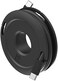 Fuse Side Winder Mini and Max Headphone and Cable Winder and Organizer Perfect for Wrapping Earbuds and Cords for Travel and Organization (Max, Black.