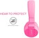 Puro Sound Labs PuroBasic Volume Limiting Wired Headphones for Kids, FoldableAdjustable Headband w/Microphone, Compatible with Smartphones, Tablets and PC&rsquo;s (Pink.