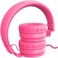 Puro Sound Labs PuroBasic Volume Limiting Wired Headphones for Kids, FoldableAdjustable Headband w/Microphone, Compatible with Smartphones, Tablets and PC&rsquo;s (Pink.