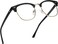 AOMASTE Blue Light Blocking Glasses Retro Semi Rimless UV400 Clear Lens Computer Eyewear for Men Women.