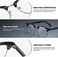 AOMASTE Blue Light Blocking Glasses Retro Semi Rimless UV400 Clear Lens Computer Eyewear For Men Women.