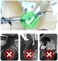 Xergur 2 in 1 Car Steering Wheel Tray/Back Seat Headrest Tray for Eating Food Drink and Writing Laptop Work, Black Car Desk.