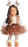 sweet dolly Doll Clothes Deer Costume Christmas Tutu Dress fits 46cm American Girl Doll.