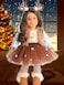 sweet dolly Doll Clothes Deer Costume Christmas Tutu Dress fits 46cm American Girl Doll.