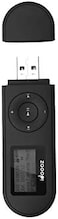 idoooz Mp3 Player,USB Mp3 Player with FM Radio,Voice Recorder, U2 8GB Music Player Support One-Button for Recording (Black.