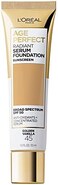 L'Oreal Paris Age Perfect Radiant Serum Foundation with SPF 50, Golden Vanilla, 1 fl. oz.