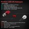 مصباح Yorkim 3157 LED أحمر ساطع، مصباح 3156 LED أحمر لمصابيح الفرامل الخلفية للسيارة مع جهاز عرض - 3056 3156 3057K 4157K 3047K 3157LL 3457 3057 4057 4157 T25 مصابيح LED، عبوة من 4.