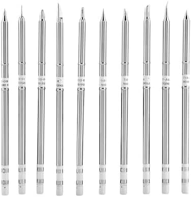 YWBL-WH T12 Series Soldering Iron Tips Welding Tool Replacement Tips for FX-951 Rework Station(10PCS.