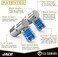 JACO Superior Products Lightning Bike Tire Air Chuck (L3-SeriesPrestaSchrader ValvesOpen Flow, 1/4" F-NPT (2 Pack.