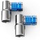 JACO Superior Products Lightning Bike Tire Air Chuck (L3-SeriesPrestaSchrader ValvesOpen Flow, 1/4" F-NPT (2 Pack.