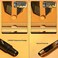 OWDEN Professional 6Pcs. Leather Hollow Punch Set. Size: 1. 0-5. 0mm for Leather Belt, Watch Band and Leather Strap Gasket. with a Free Mini Cutting mat.