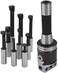WFLNHB 2" Boring Head 9pcs R8 Shank 1/2" Carbide Boring Bar Set Milling Set.