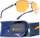ELEMENT LUX Blue Light Blocking Glasses by ELEMENT LUX - 99% Amber Blue Blocker Glasses - For Better Sleep, Gaming, Eye Strain, Computer.