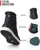BORLENI Motorcycle Riding Shoes Road Street Motocross Protective Boots for Men Casual Breathable Powersports Shoes.