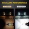 AUXLIGHT H11 H8 H11LL H8LL H16 (مصابيح ضباب LED يابانية 6000K زينون أبيض، فائقة السطوع 2800 لومن 33 رقاقة SMD مصابيح تشغيل نهارية LED بديلة للسيارات والشاحنات (عبوة من 2).