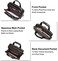 Bosidu 15. 6 Inch PU Leather Briefcase for Men Laptop Bag Waterproof Retro Business Travel Messenger Bag Perfect for Daily/Christmas.