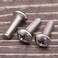 EASTLO 632 x 3/8" Pan Head Machine Screw, Phillips Drive, 304 Stainless Steel 18-8, Bright Finish, Fully Machine Thread, Pack of 100.