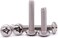 EASTLO 632 x 3/8" Pan Head Machine Screw, Phillips Drive, 304 Stainless Steel 18-8, Bright Finish, Fully Machine Thread, Pack of 100.