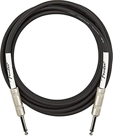 Fender 10-Foot Original Instrument Cable Compatible with Modem, Straight-Straight, Black - 1 Pack.