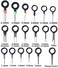 BingSnow 70 Pcs Terminal Removal Key Tool, Terminal Pin Extractor Puller Repair Remover Key Tools for Most Connector Terminal.