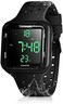 TEKMAGIC 100m Water Resistant Scuba Diving Watch with Stopwatch, Alarm Clock Functions, Dual Time Display, 12/24 Hour Format.