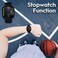 TEKMAGIC 100m Water Resistant Scuba Diving Watch with Stopwatch, Alarm Clock Functions, Dual Time Display, 12/24 Hour Format.