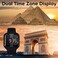 TEKMAGIC 100m Water Resistant Scuba Diving Watch with Stopwatch, Alarm Clock Functions, Dual Time Display, 12/24 Hour Format.